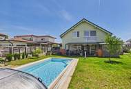 Einziehen & genießen: Modernes Smart-Home mit Pool, Sauna und Doppelgarage in Nickelsdorf