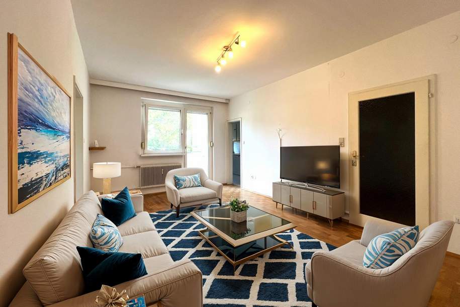 NEUER PREIS! Klein aber fein: Gut aufgeteilte 2-Zimmer-Wohnung mit Balkon, Wohnung-kauf, 109.000,€, 8052 Graz(Stadt)