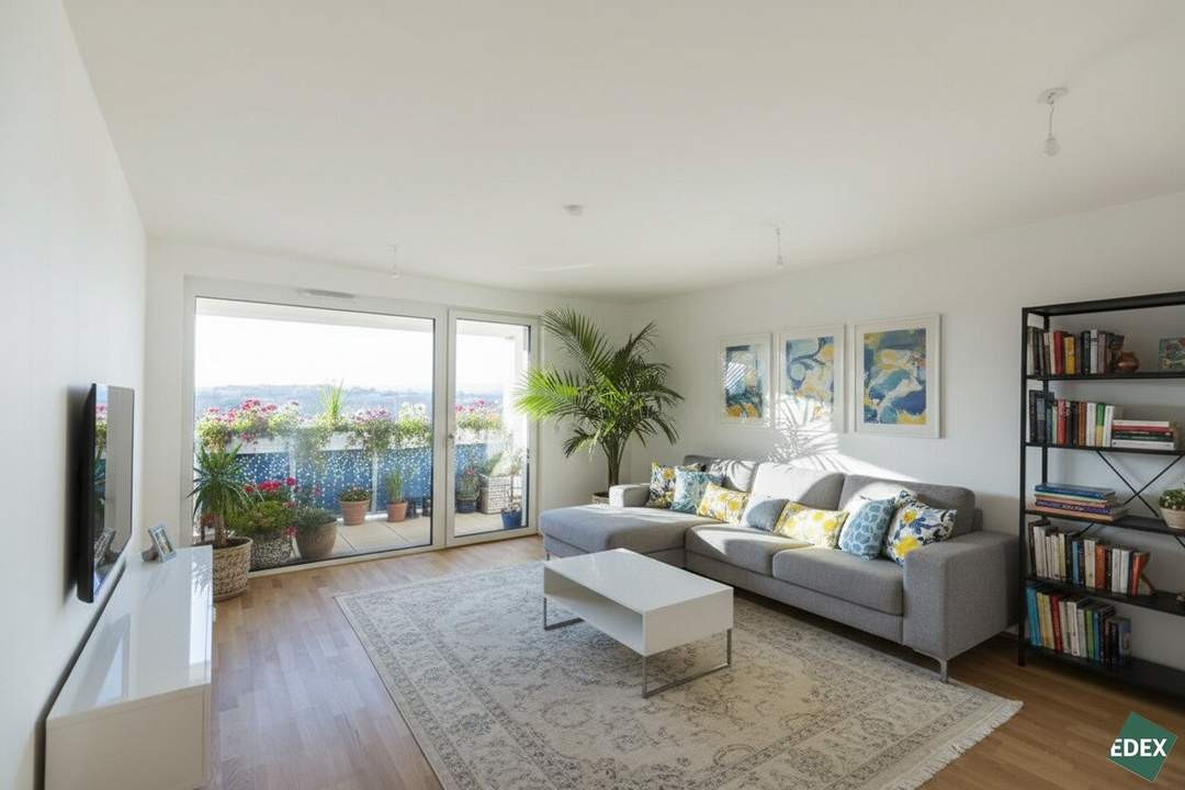 PROVISIONSFREI - ERSTBEZUG - Bezugsfertige 2-Zimmer-Eigentumswohnung mit Loggia und Küche