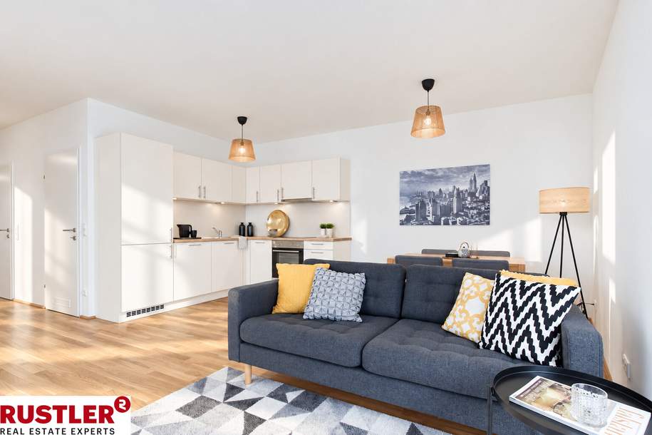 D2 Stadtoase! Ruhig gelegen und modern!, Wohnung-miete, 1.148,56,€, 4020 Linz(Stadt)