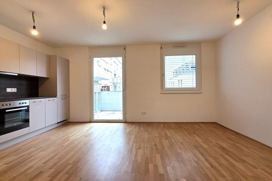 Q11: Single-Wohnung mit großem Balkon + Deckenkühlung + 4.OG, Wohnung-miete, 799,00,€, 1110 Wien 22., Donaustadt