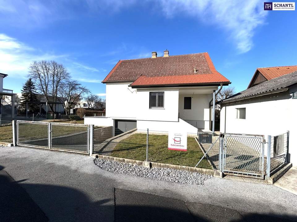 Charmantes energetisch saniertes Einfamilienhaus mit Garten - in bester Grazer Wohngegend zu mieten - 5 Zimmer mit 2 Garagenplätzen - in 8041 Liebenau