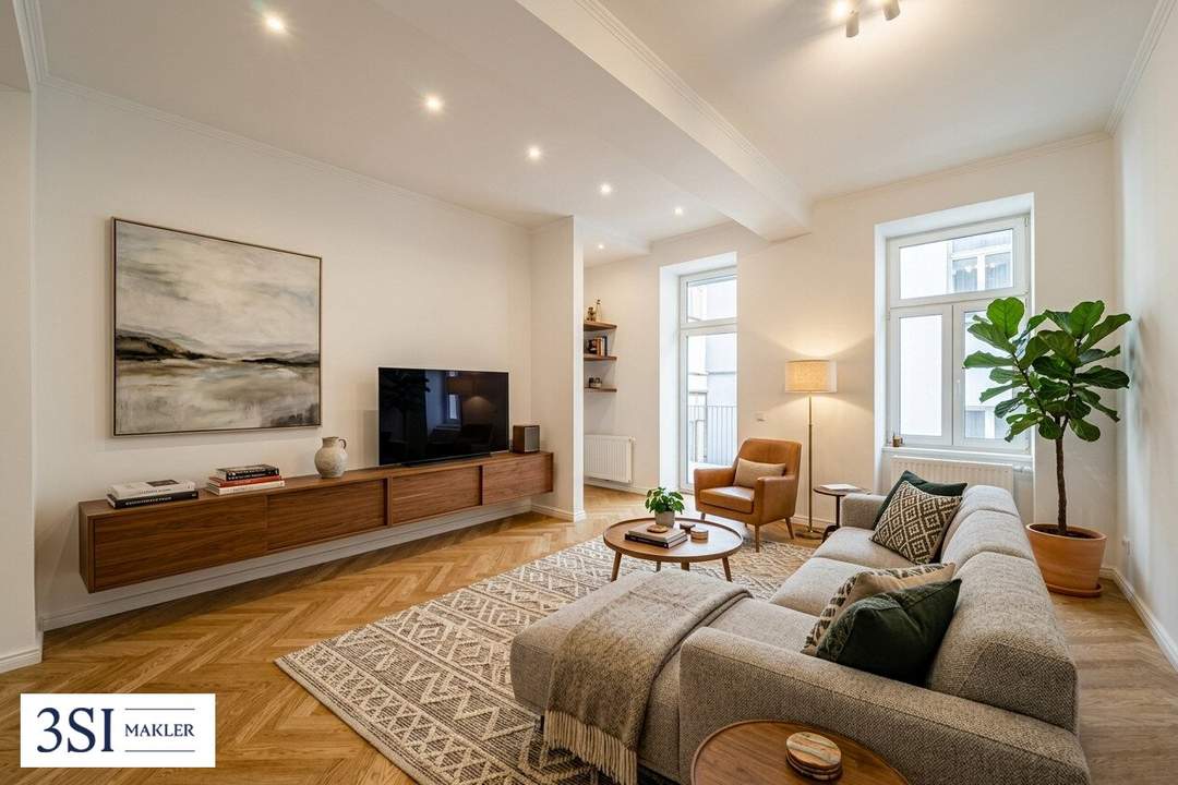 Absberggasse 9 - Gemütliche 3-Zimmer-Wohnung mit hofseitigem Balkon
