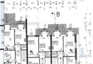 Modernes Reihenhaus auf großem Grund