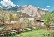 Tirolerhaus mit großem Garten, Pool und Baugrund – attraktive Lage in Scharnitz-Gießenbach