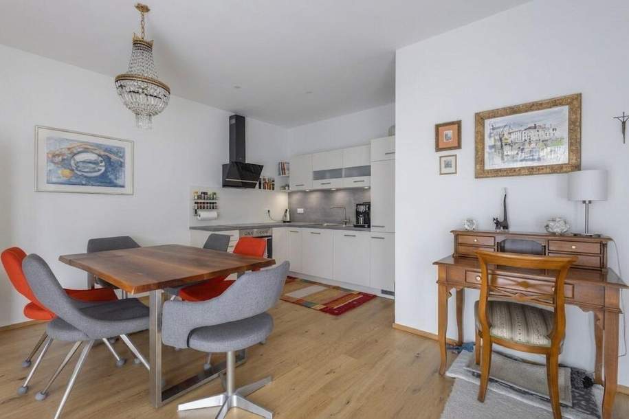 Neubau-Dachgeschosswohnung mit Südbalkon inkl. Tiefgaragenplatz in Villach, Wohnung-kauf, 369.000,€, 9500 Villach(Stadt)