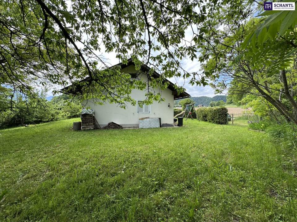 Sommerglück am Turnersee – Charmantes Ferienhaus „Emma“ in ruhiger Waldrandlage mit großem Garten &amp; Ausbaupotenzial