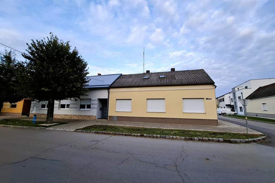 GUT ERHALTENES EINFAMILIENHAUS mit Nebengebäude - nur 219.000,00 €!, Haus-kauf, 219.000,€, 7161 Neusiedl am See