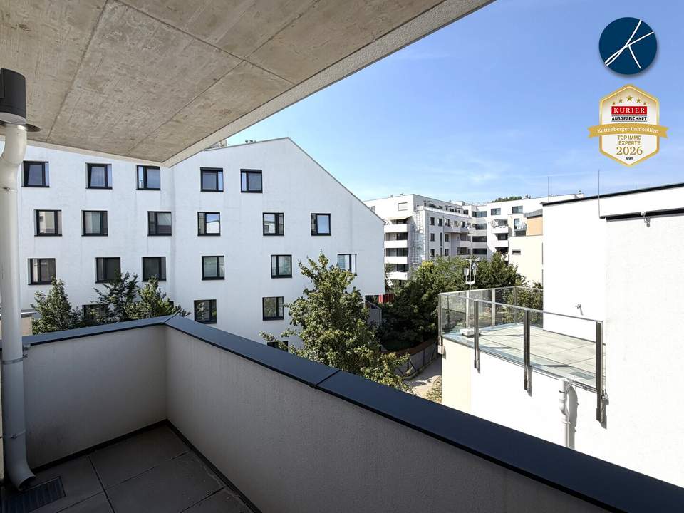 Erstbezug: Ruhige 2-Zimmer mit Blick in den grünen Innenhof