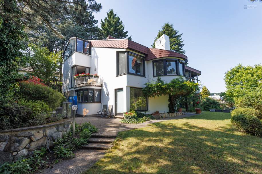 1170 AM HEUBERG: GROßZÜGIGER FAMILIENWOHNSITZ MIT INDOORPOOL, WELLNESS, GARTEN &amp; WIEN-BLICK, Haus-kauf, 2.250.000,€, 1170 Wien 17., Hernals