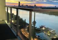 ✨ Exklusive Marina Tower | Hochgeschoss 3-Zimmer Wohnung mit direktem Donau-Blick | Voll möbliert | Befristet vermietet bis 30.09.2026 | Top Investment oder Eigennutzung ++
