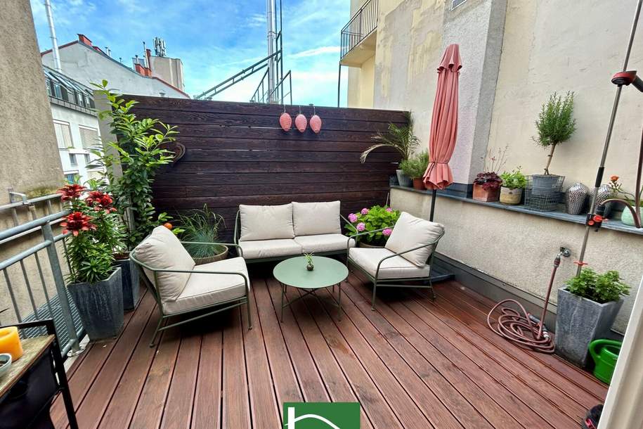 Rarität im Barock-Häuschen! Charmante Altbau-DG-Maisonette-Wohnung Nähe Augarten! Neben der U2! Wohngenuss auf 3 Ebenen mit Terrasse!, Wohnung-kauf, 749.000,€, 1020 Wien 2., Leopoldstadt