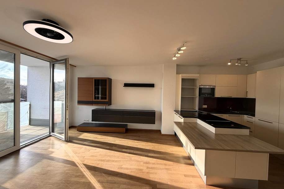 Moderne TerrWhg, inkl. Küche, Einbauten+PP // Modern terrace apt., incl. kitchen, fittings+Parking //, Wohnung-kauf, 565.900,€, 1210 Wien 21., Floridsdorf