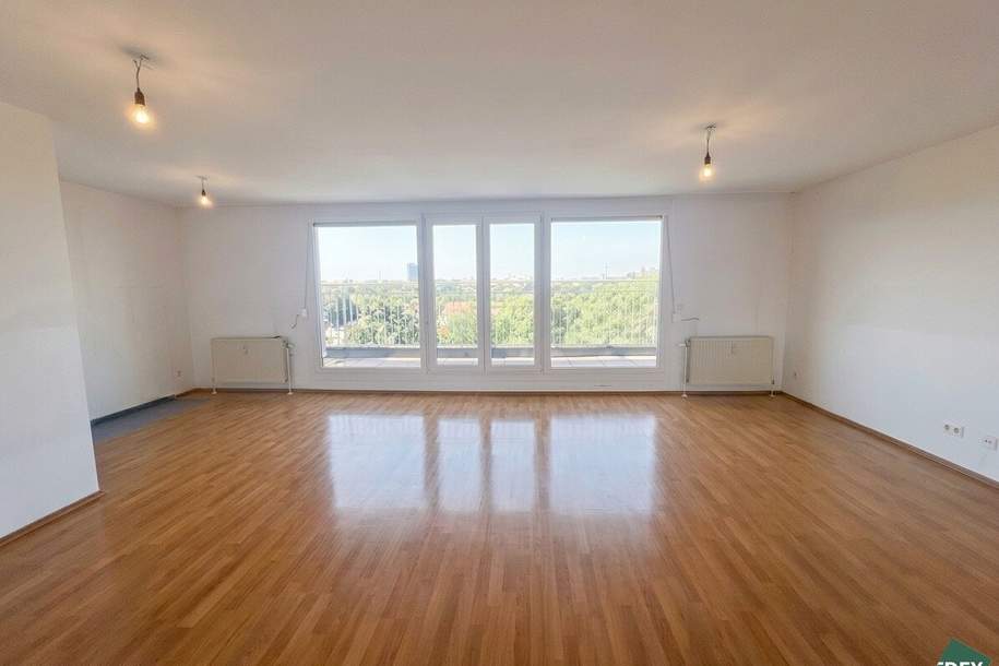 Direkt an der Donau: Schöne 4-Zimmer-Maisonette-Wohnung mit Balkon und Terrasse, Wohnung-miete, 2.499,00,€, 1220 Wien 22., Donaustadt