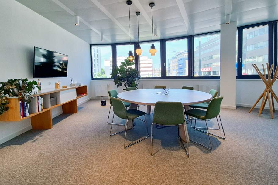 Finde komplett flexible Arbeitsplätze und Besprechungsorte in Spaces Square One, Gewerbeobjekt-miete, 1190 Wien 19., Döbling