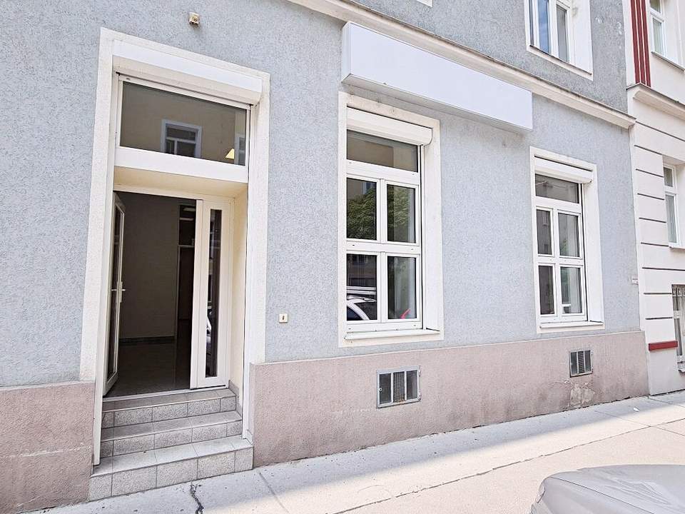 BELVEDERE-NÄHE, straßenseitiges 114 m2 Geschäftslokal - Büro - Praxis, 3 Räume, Küche, Sanitäranlagen, Keilgasse