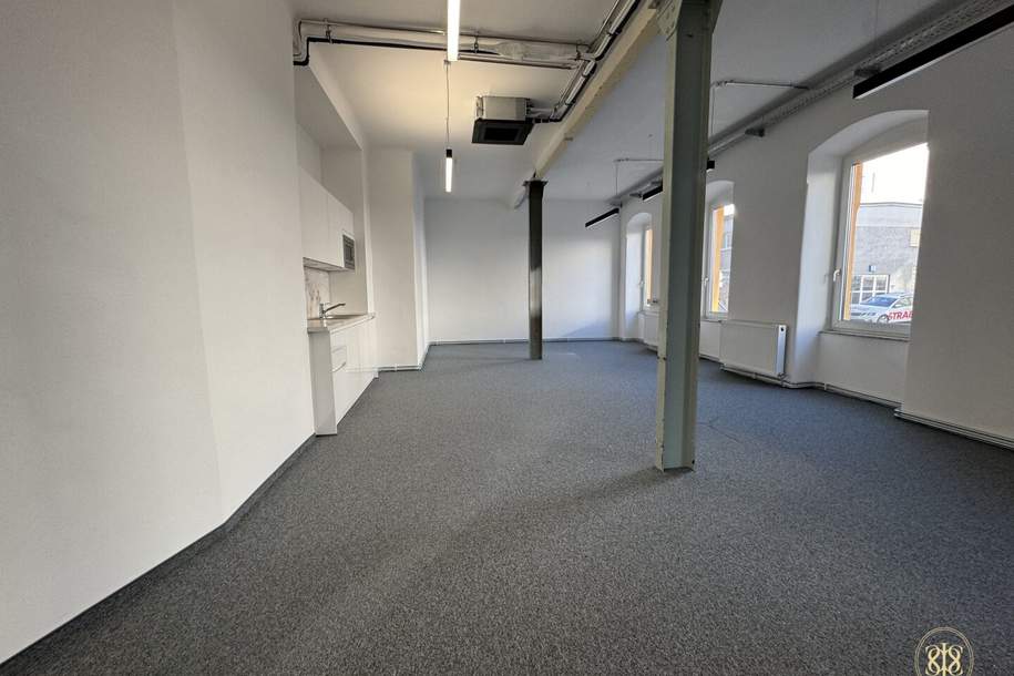 Großes, vielseitig nutzbares Büro im EG zu vermieten, Gewerbeobjekt-miete, 2.827,50,€, 1100 Wien 10., Favoriten