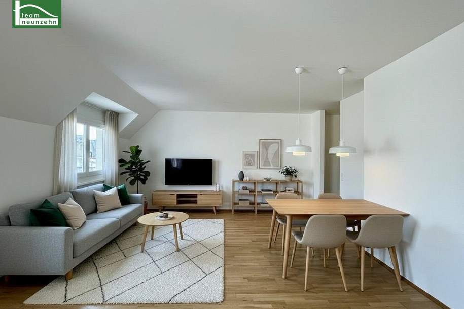 Ab sofort beziehbar: 4-Zimmer-Dachgeschosswohnung mit Freifläche in 1060 Wien, Wohnung-miete, 2.695,00,€, 1060 Wien 6., Mariahilf