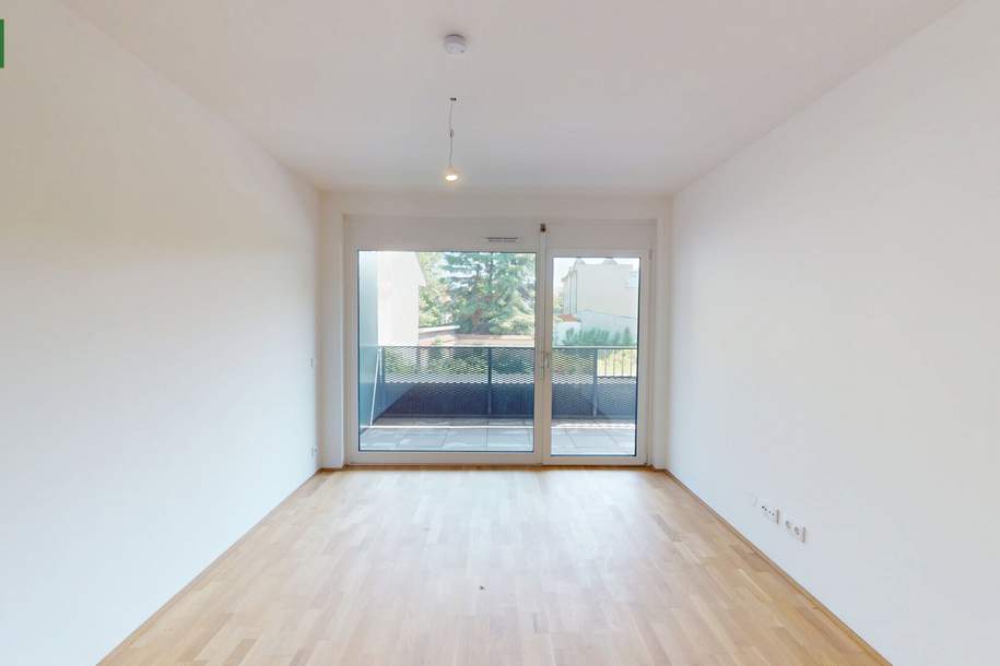 Urbaner Wohntraum in Zentrumsnähe - Kompakte 2-Zimmer-Wohnung mit gemütlicher Außenfläche!, Wohnung-miete, 649,00,€, 8020 Graz(Stadt)