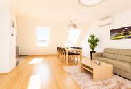 Exklusive Dachgeschosswohnung mit 2 Terrassen nahe Augarten – Ruhelage & Fernblick