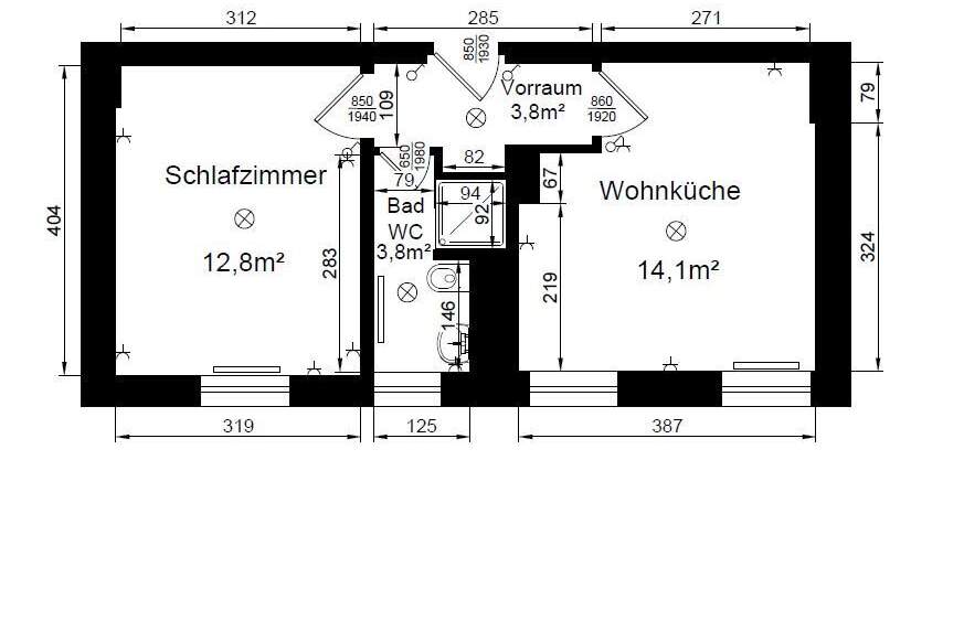 Charmante Singlewohnung im Herzen von Steyr-Münichholz bietet ein außergewöhnliches Wohnerlebnis! Eine gelungene Kombination aus praktischer Raumaufteilung und komfortablem Wohngefühl - Erstbezug nach umfassender Sanierung!, Wohnung-miete, 305,09,€, 4400 Steyr(Stadt)