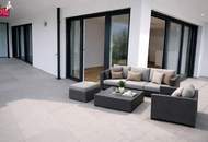 1130 Wien – Exklusive 3-Zimmer-Gartenwohnung , 133 m² Garten, 32 m² Terrasse, Erstbezug, Ruhelage