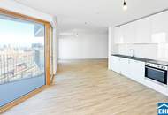 Sonnwendviertel: 1-Zimmer-Wohnung mit Balkon im 6. OG – Fitnessraum, Co-Working & Rooftop-Terrasse inklusive!