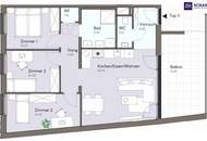 OPEN HOUSE 27.2.! Ihr neues Zuhause im Zentrum: Helle 4-Zimmer-Neubauwohnung mit Balkon, Komfort und durchdachtem Wohnkonzept!