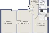 GELEGENHEIT! - 2 ZIMMER Wohnung in RUHIGER Wohngegend - renovierungsbedürftig