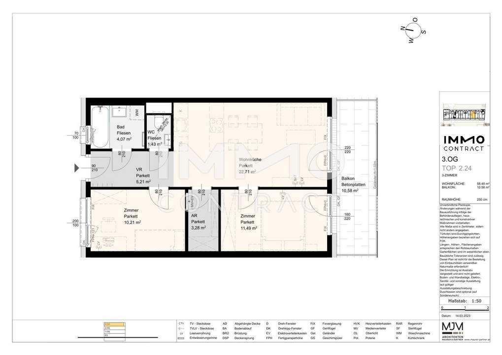Stock2Live Exklusive Wohneinheiten 42qm - 120qm in Stockerau! _fußläufig zu Schule und Bahnhof!