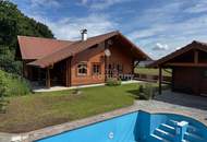 Großes Wohnhaus mit Gartenhaus, Pool, Sauna und Homeoffice, top gepflegt!