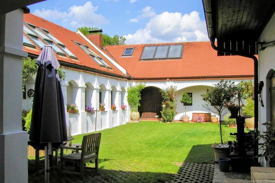 Klassischer Arkadenhof mit Pool (Provisionsfrei), Haus-kauf, 695.000,€, 7572 Jennersdorf