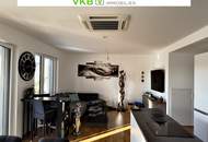 WELS: Klimatisierte 2-Zimmer Neubauwohnung mit imposanter Loggia und Terrasse im begehrten VKB Park Mercurius!