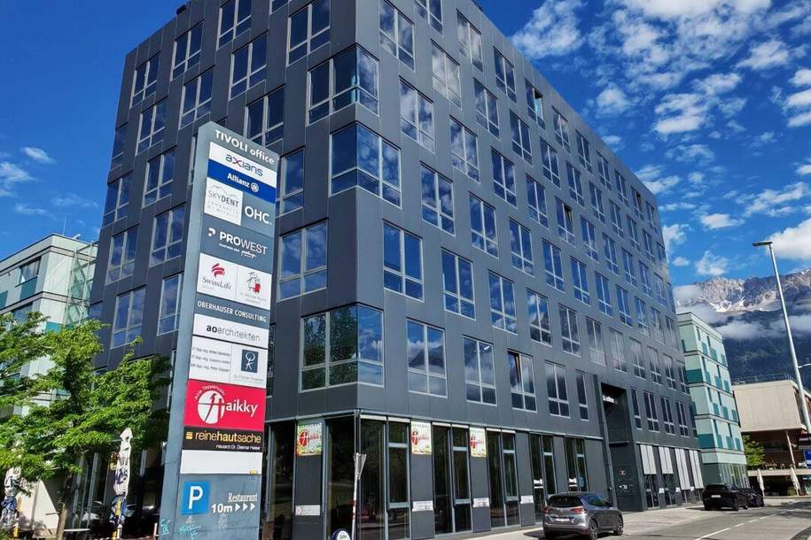 Moderne Bürofläche mit großzügiger Terrasse in zentraler Innsbrucker Lage, Gewerbeobjekt-miete, 6.994,79,€, 6020 Innsbruck-Stadt
