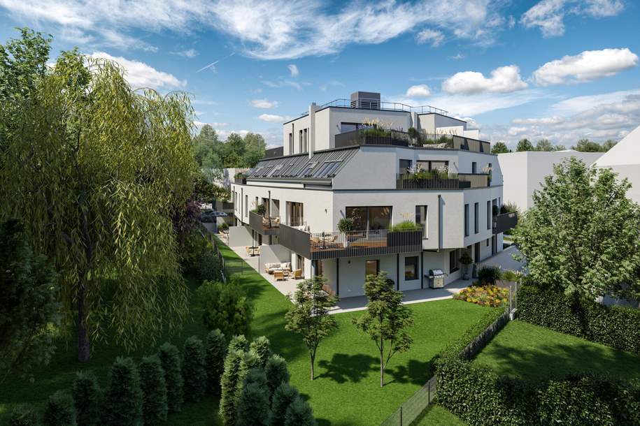 THE GREENERY . Smarte 3-Zimmer-Wohnung mit Terrasse - Bezugsfertig m Mai, Wohnung-kauf, 545.000,€, 1130 Wien 13., Hietzing