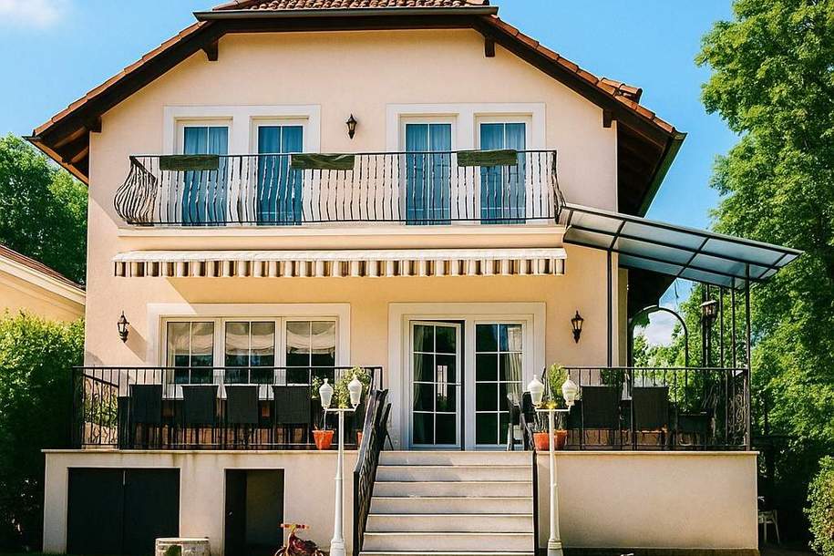 IHRE CHANCE: 192 m²-VILLA +719 m² EIGENGRUND +GRÜNLAGE +GARAGE +VOLLKELLER, Haus-kauf, 1210 Wien 21., Floridsdorf