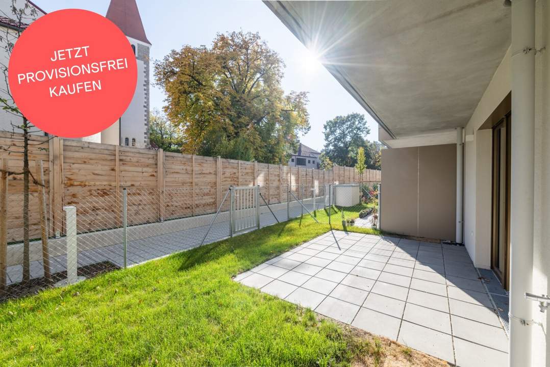 PROVISIONSFREI! Hübsche 2-Zimmer-Gartenwohnung mit separatem Eingang | Praxis-Büro-Möglichkeit