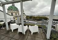 KARLSPLATZ IS CALLING: ruhige 2-Zimmer-Wohnung mit Gemeinschaftsdachterrasse!