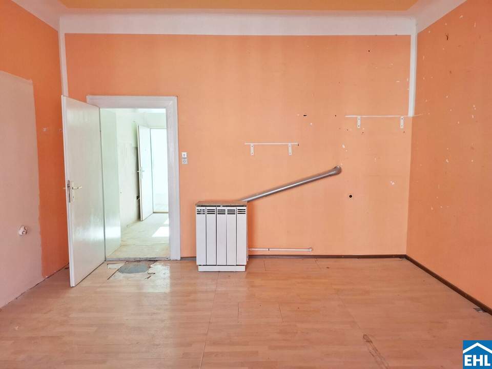 Renovierungsbedürftige Wohnung mit viel Potenzial