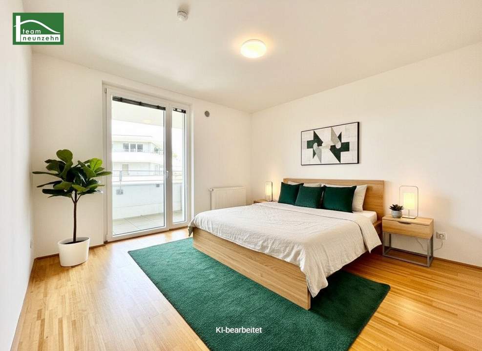 Moderner Wohnkomfort in grüner Umgebung - 2-Zimmer-Wohnung mit großer Freifläche!