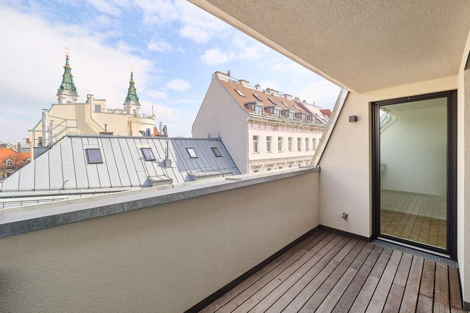 Perfekte drei Zimmer mit bester Ausstattung und feiner Terrasse! Jetzt besichtigen., Wohnung-kauf, 1.048.000,€, 1080 Wien 8., Josefstadt