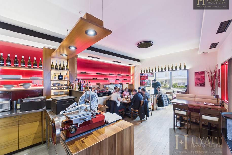 Top Gastronomielokal mit Wintergarten &amp; 44 m² Terrasse – ca. 160 m² Nutzfläche, Gewerbeobjekt-miete, 3.500,00,€, 1230 Wien 23., Liesing
