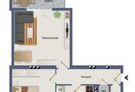 Gepflegte 2-Zimmer-Wohnung