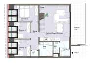 4-Zimmer-Dachgeschosswohnung mit XL-Dachterrasse, zusätzlichem Dachraum & perfekter Infrastruktur im Haus