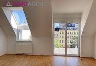 Moderne Dachgeschoss-Wohnung mit zwei Balkonen und bester Anbindung zur U4/U6 Längenfeldgasse!