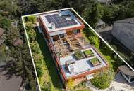 RESERVIERT! ARCHITEKTURJUWEL IN FLORIDSDORF – RUHIGE LAGE NAHE DER DONAU MIT WINTERGARTEN, DACHTERRASSE UND PV-ANLAGE