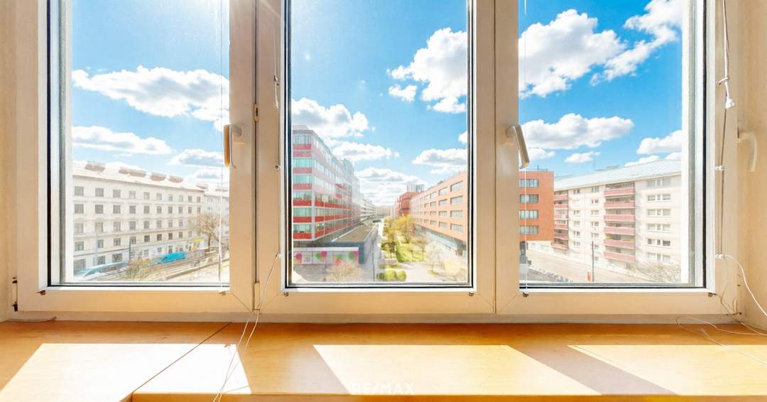 Zentral begehbare 3-Zimmer-Wohnung mit Loggia im 4. Lifstock