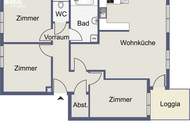 Moderner 4 Zimmer Familienhit mit Loggia und Klimaanlage