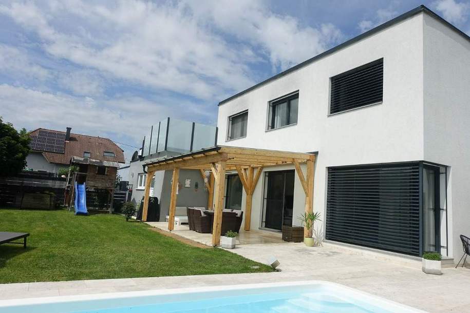 Wohnhausneubau Niedrigstenergiehaus in Aschach an der Steyr, Haus-kauf, 525.000,€, 4421 Steyr-Land