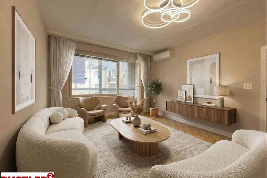 Ruhige und charmante 2-Zimmer-Wohnung mit Loggia, Wohnung-kauf, 249.000,€, 1140 Wien 14., Penzing
